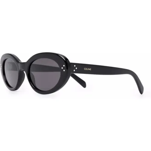 Schwarze Sonnenbrille, vielseitig und stilvoll , Damen, Größe: 53 MM - Celine - Modalova