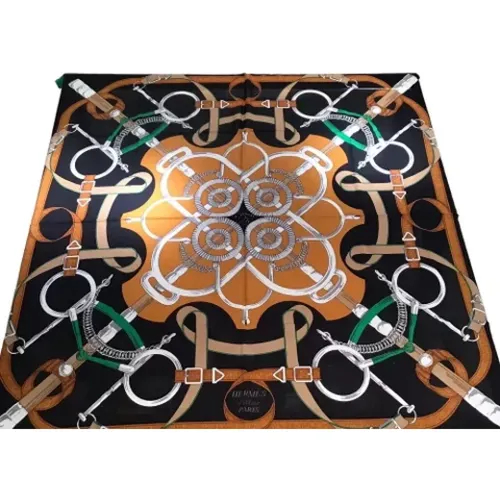 Pre-owned Silk scarves , female, Sizes: ONE SIZE - Hermès Vintage - Modalova