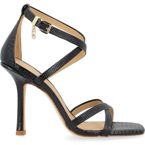 Strappy Leather Sandal with Square Toe , female, Sizes: 3 1/2 UK, 6 UK, 4 UK - Michael Kors - Modalova