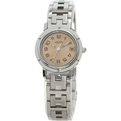 Pre-owned Metal watches , female, Sizes: ONE SIZE - Hermès Vintage - Modalova