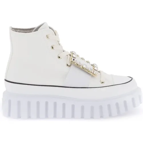 Sneakers,Iconic High-Top Sneakers mit Kristall-Schnalle - Roger Vivier - Modalova