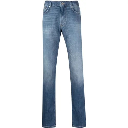 Slim-fit Denim Jeans Upgrade Klassisch 5-Pocket , Herren, Größe: W36 - Emporio Armani - Modalova