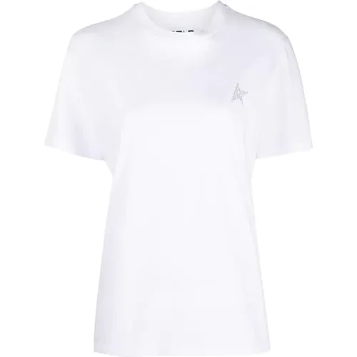 Stilvolles Damen T-Shirt - Jetzt Kaufen! , Damen, Größe: L - Golden Goose - Modalova