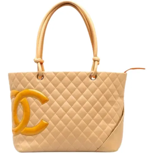 Pre-owned Leather totes , female, Sizes: ONE SIZE - Chanel Vintage - Modalova