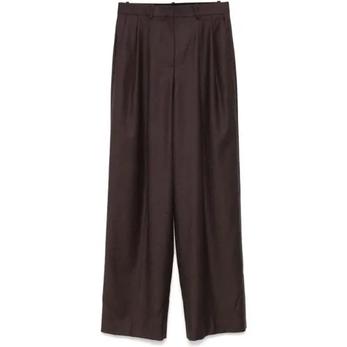 Flannel Wool Pants , female, Sizes: L - Theory - Modalova