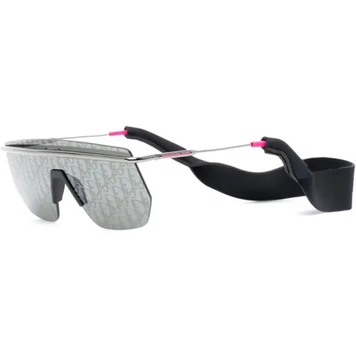 Silver Sunglasses with Original Accessories , male, Sizes: ONE SIZE - Dior - Modalova