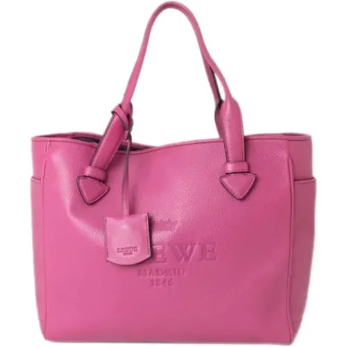 Pre-owned Leather totes , female, Sizes: ONE SIZE - Loewe Pre-owned - Modalova