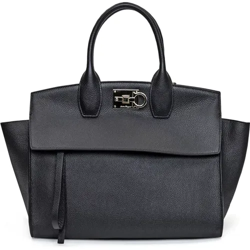 Handbag, THE Studio BAG , female, Sizes: ONE SIZE - Salvatore Ferragamo - Modalova