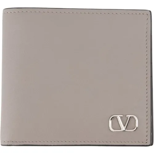 VLogo Flap Wallet Leather , male, Sizes: ONE SIZE - Valentino Garavani - Modalova