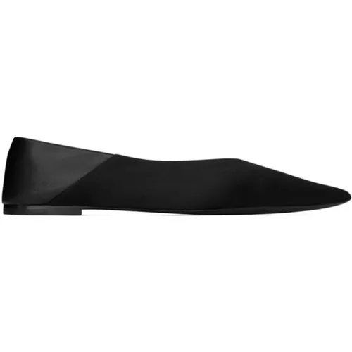 Flat shoes , female, Sizes: 3 UK - Saint Laurent - Modalova