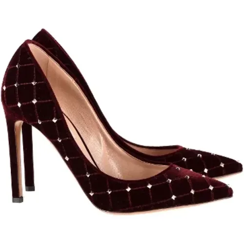 Pre-owned Velvet heels , female, Sizes: 5 UK - Valentino Vintage - Modalova
