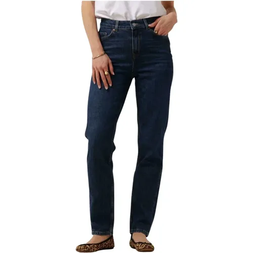 Slim Row Blaue Jeans Upgrade , Damen, Größe: W26 L32 - Selected Femme - Modalova