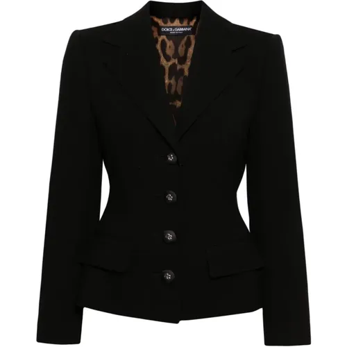 Jackets,Schwarze Jacken für Männer - Dolce & Gabbana - Modalova