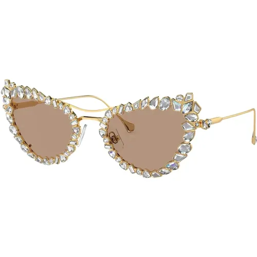 Crystal Sunglasses Sk7011 402263 , female, Sizes: 56 MM - Swarovski - Modalova