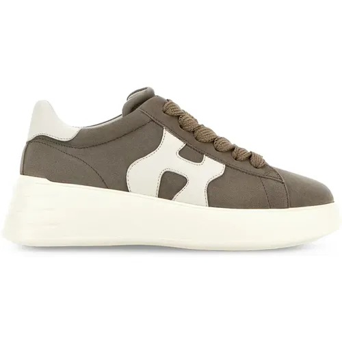 Rebel Women's Suede Sneakers , female, Sizes: 3 UK, 6 UK, 3 1/2 UK, 5 1/2 UK, 4 1/2 UK - Hogan - Modalova