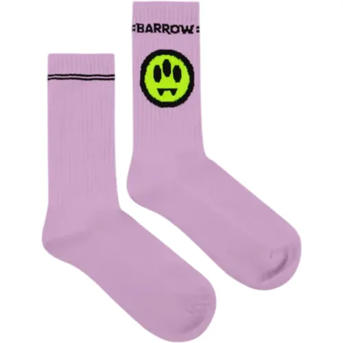 Lächelnde Logo-Socken in Bw014 , Herren, Größe: ONE Size - BARROW - Modalova