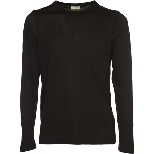 Schwarze Pullover für Männer , Herren, Größe: XL - Dries Van Noten - Modalova