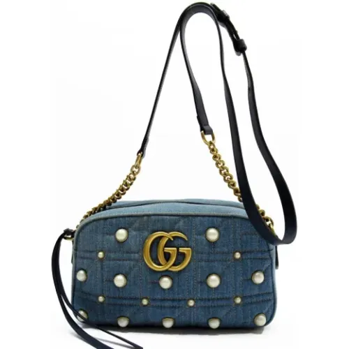 Pre-owned Denim gucci-bags , female, Sizes: ONE SIZE - Gucci Vintage - Modalova