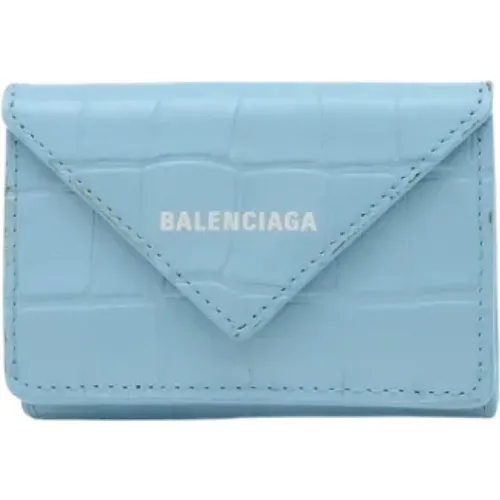 Pre-owned Leather wallets , female, Sizes: ONE SIZE - Balenciaga Vintage - Modalova