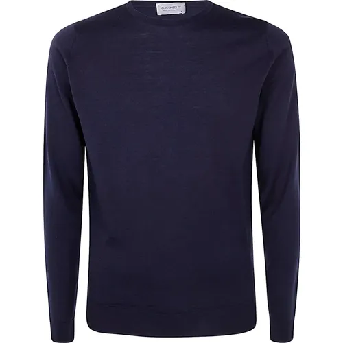 Midnight Pullover Langarm , Herren, Größe: 2XL - John Smedley - Modalova