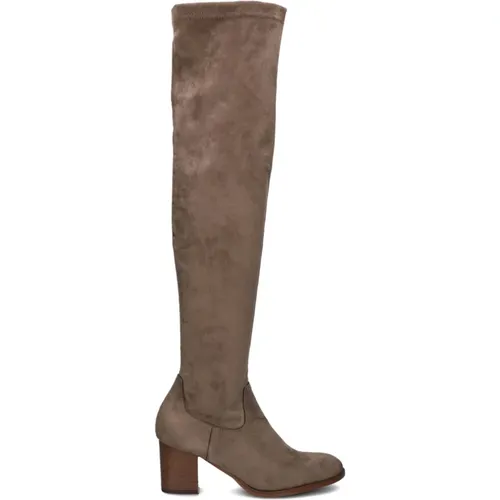 Equilia Wildleder Stiefel in Taupe , Damen, Größe: 37 EU - Lamica - Modalova