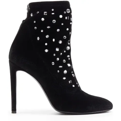 Pre-owned Velvet boots , female, Sizes: 6 1/2 UK - Giuseppe Zanotti Pre-owned - Modalova