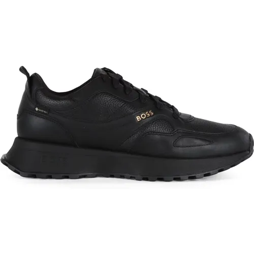 Leather Sneakers Jonah Runn , male, Sizes: 11 UK, 6 UK, 10 UK, 9 UK - Boss - Modalova