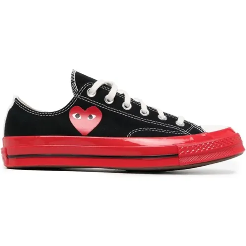 Chuck 70 /Red/Egret Sneakers , male, Sizes: 8 UK, 10 UK, 11 UK, 6 1/2 UK - Comme des Garçons - Modalova