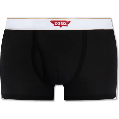 Boxershorts mit Logo , Herren, Größe: S - Dsquared2 - Modalova