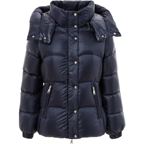 Abnehmbare Kapuzensteppjacke , Damen, Größe: XS - add - Modalova