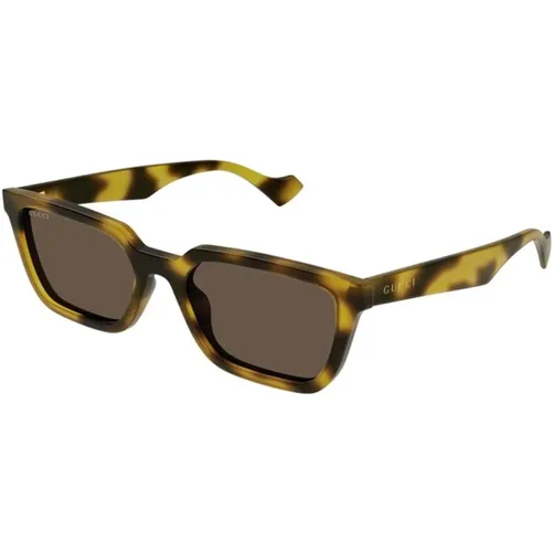 Brown Sunglasses Gg1539S , male, Sizes: 55 MM - Gucci - Modalova