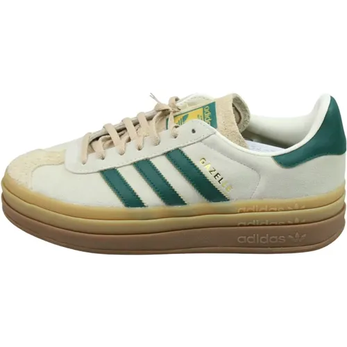 Mutige Creme Collegiate Grüne Sneakers , Damen, Größe: 42 EU - Adidas - Modalova