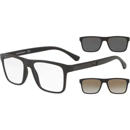 Eyewear frames EA 4115 , male, Sizes: 54 MM - Emporio Armani - Modalova