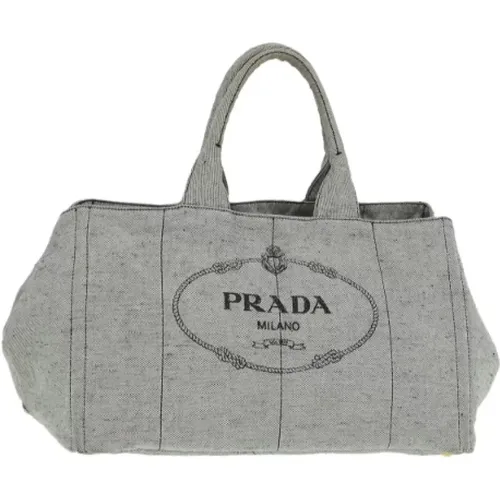 Pre-owned Canvas handbags , female, Sizes: ONE SIZE - Prada Vintage - Modalova