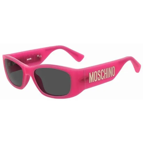 Stylische Sonnenbrille für Frauen - Moschino - Modalova