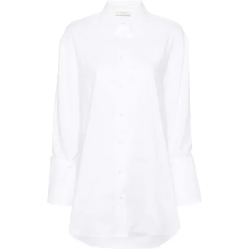 Optisches Weißes Hemd , Damen, Größe: S - Twinset - Modalova
