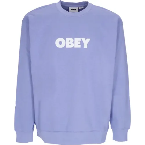 Premium Fleece Crew Neck Sweatshirt , Herren, Größe: XL - Obey - Modalova