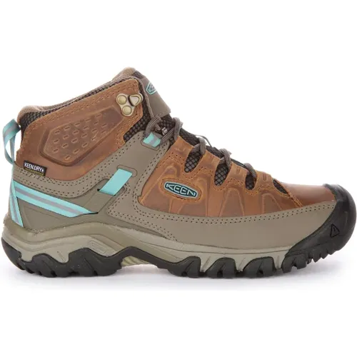 Waterproof Hiking Shoe Brown Blue Women , male, Sizes: 5 1/2 UK, 3 1/2 UK, 6 1/2 UK - Keen - Modalova