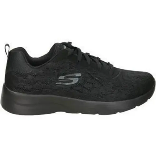 Schwarze Mesh-Sneaker Damen Schuhe , Damen, Größe: 39 EU - Skechers - Modalova