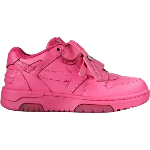 Sneakers mit Riemen in Fuchsia , Damen, Größe: 35 EU - Off White - Modalova