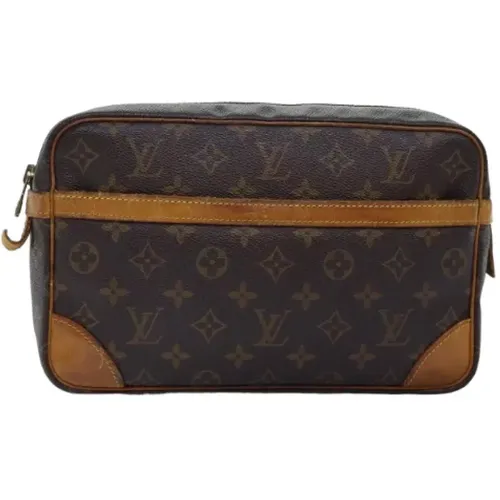 Pre-owned Canvas clutches , female, Sizes: ONE SIZE - Louis Vuitton Vintage - Modalova