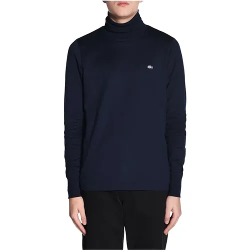 Blaue Pullover Kollektion , Herren, Größe: S - Lacoste - Modalova