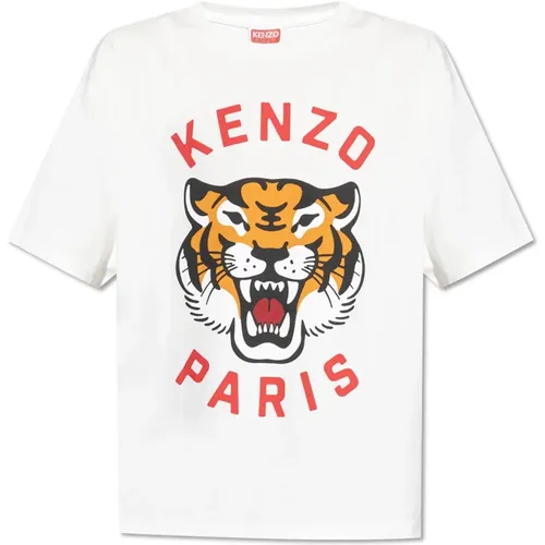 Oversized T-shirt , Herren, Größe: L - Kenzo - Modalova