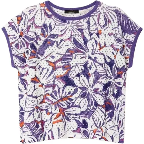 Purple Sweater Actitude Collection , female, Sizes: L - Twinset - Modalova