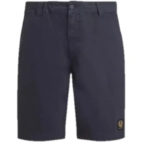 Dark Navy Casual Shorts , male, Sizes: W33, W31, W32, W34, W30 - Belstaff - Modalova
