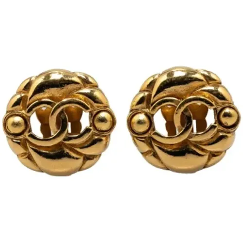 Pre-owned Gold chanel-jewelry , female, Sizes: ONE SIZE - Chanel Vintage - Modalova