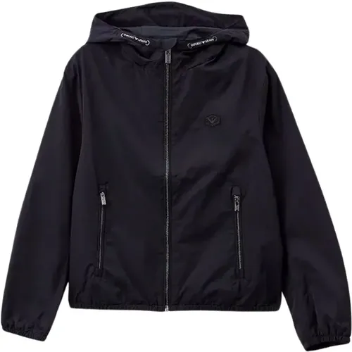 Leichte Wasserabweisende Blouson Jacke - Armani - Modalova