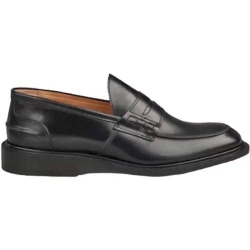 Classic Penny Loafers in Leather , male, Sizes: 7 UK - Tricker's - Modalova