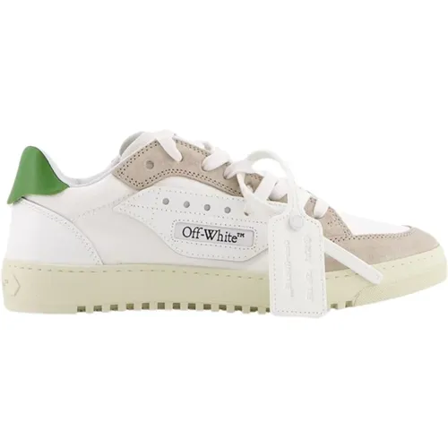 Off , Vintage-Inspired and Green Sneakers , female, Sizes: 3 UK - Off White - Modalova