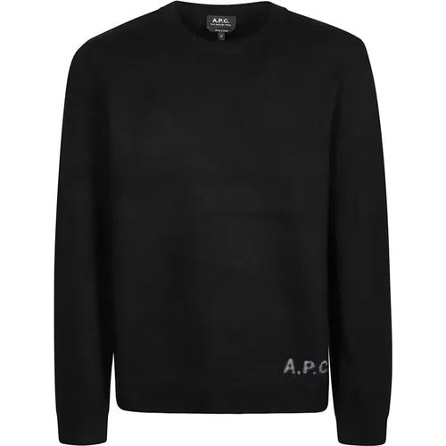 Gemütlicher Strickpullover , Herren, Größe: L - A.P.C. - Modalova